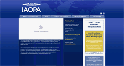 Desktop Screenshot of iaopa.org